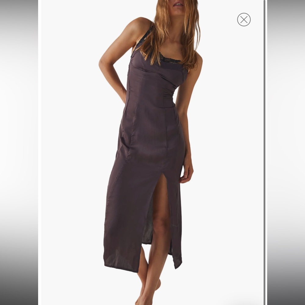 City Cool Satin Slipdress